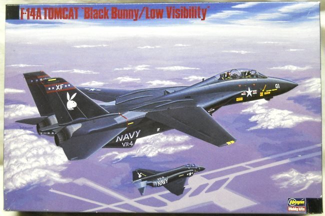 Hasegawa 1/72 Grumman F-14A Tomcat - VX-4 Black Bunny / Low Visibility, SP5 plastic model kit